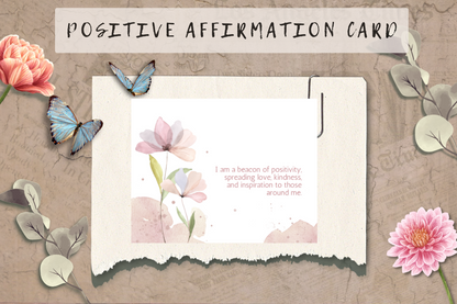 Positive Affirmation Card - Uplifting Quote