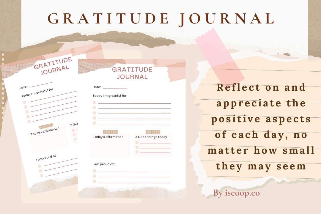 Self-Care Gratitude Journal Template