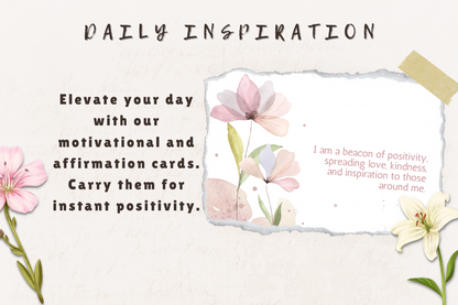 Positive Affirmation Card - Uplifting Quote