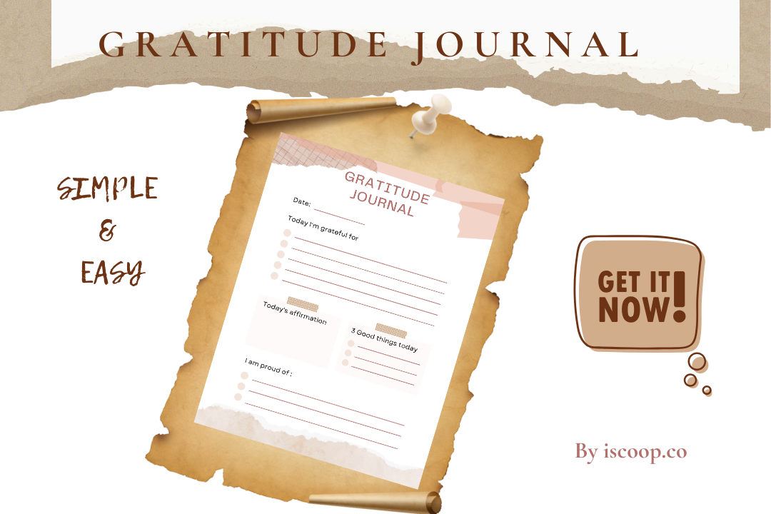 Self-Care Gratitude Journal Template