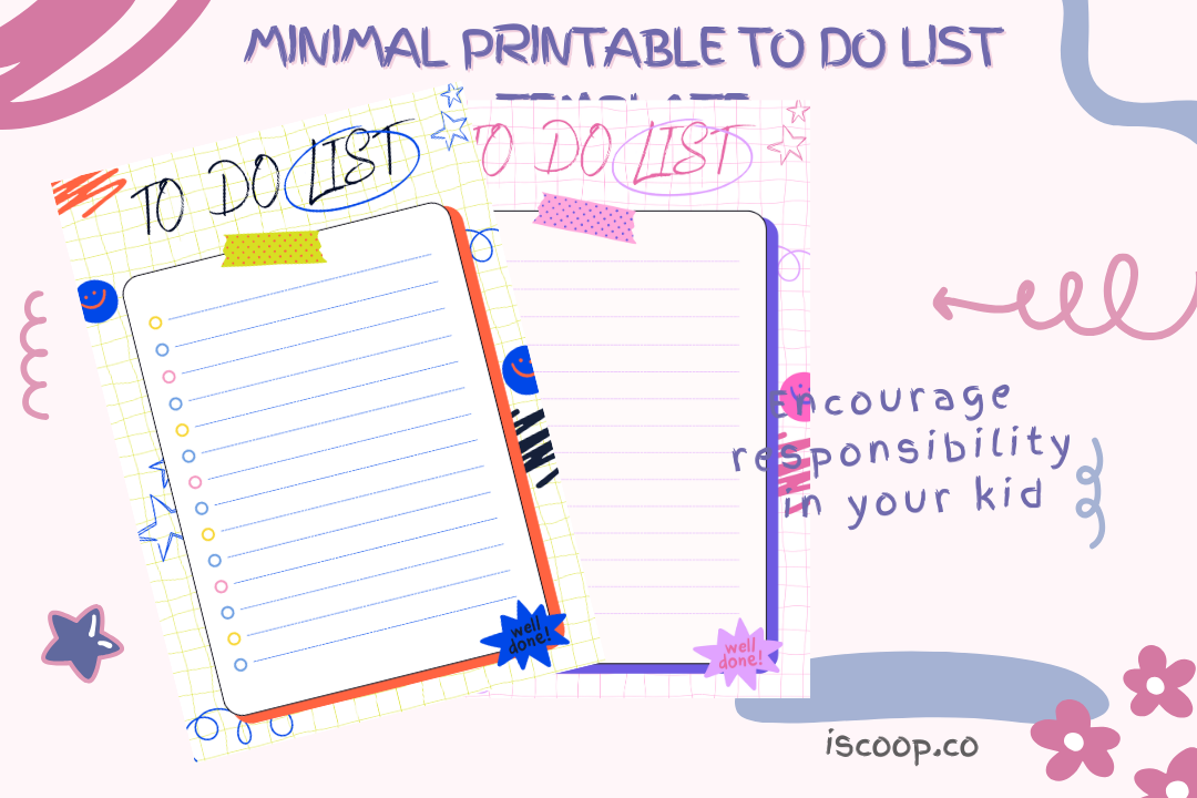 Kids Minimal To Do List Template