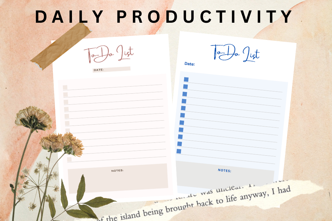 Minimalist To-Do List Planner Template