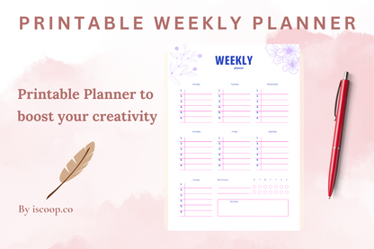 Weekly Planner Organizer