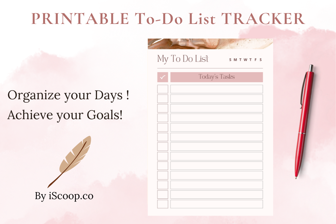 Customizable Diverse To Do List Templates