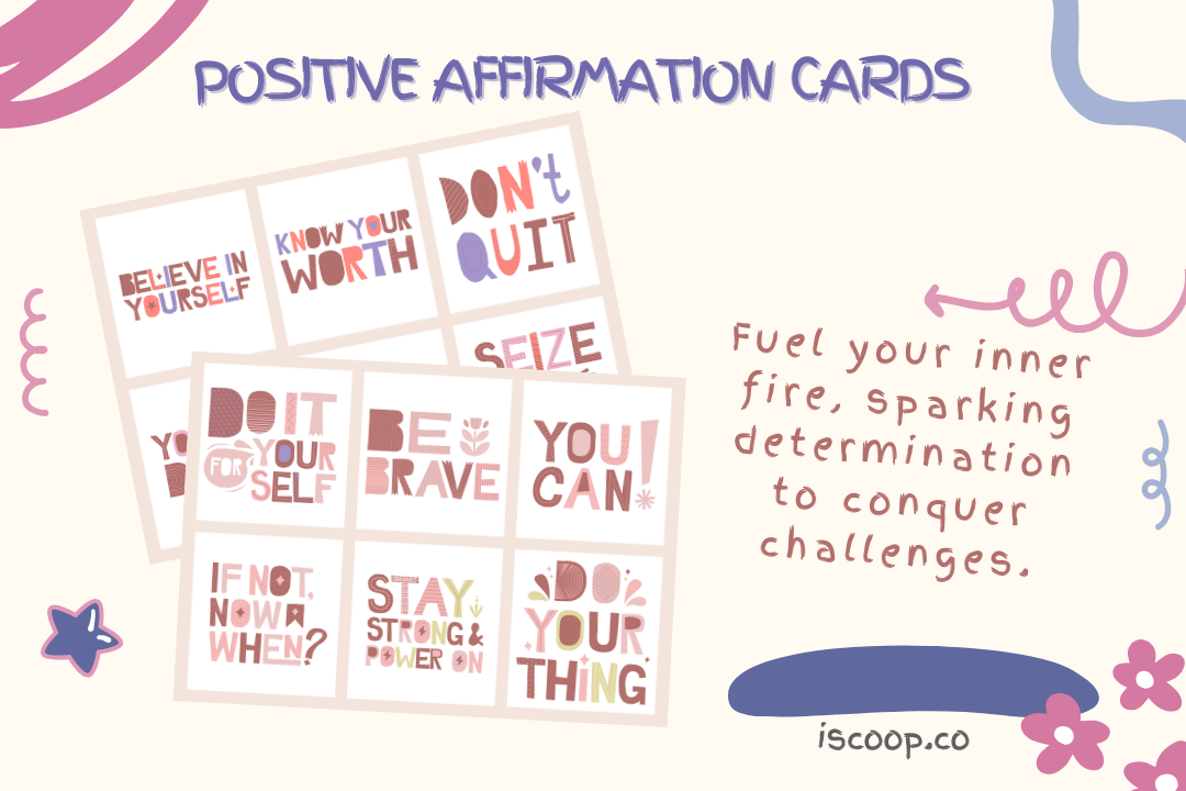 Kids Affirmation Flash Cards