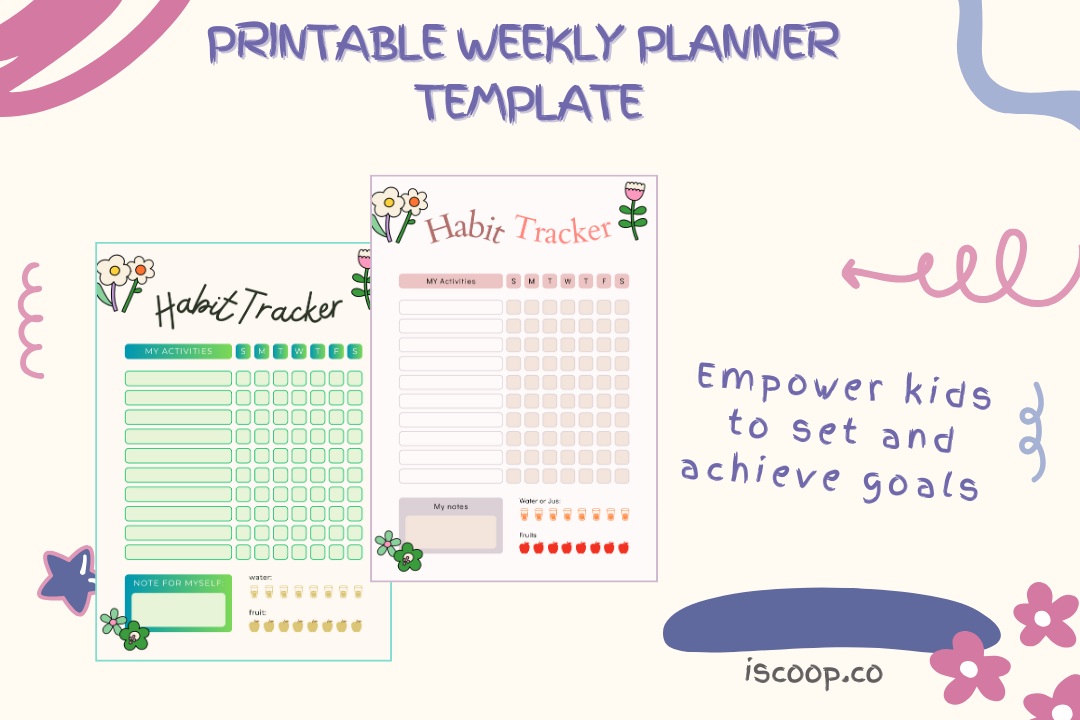 Kids Playful Habit Planner