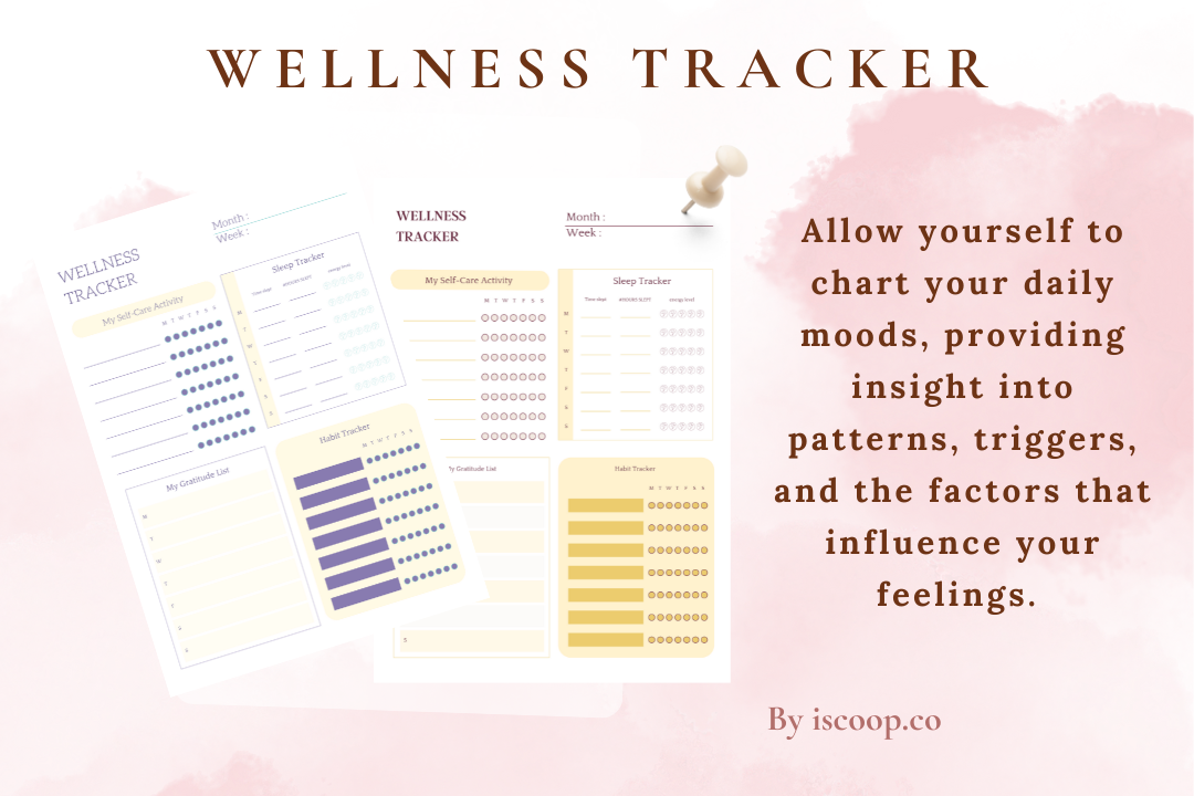 Elegant Weekly Wellness Tracker