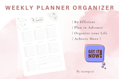 Weekly Planner Organizer