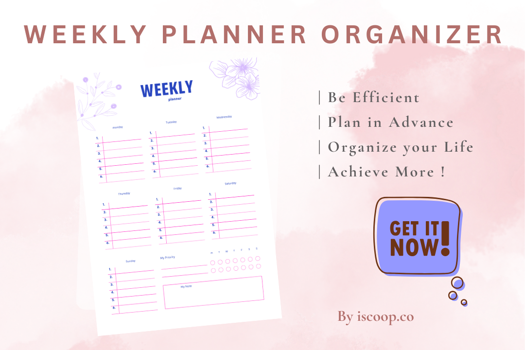 Weekly Planner Organizer