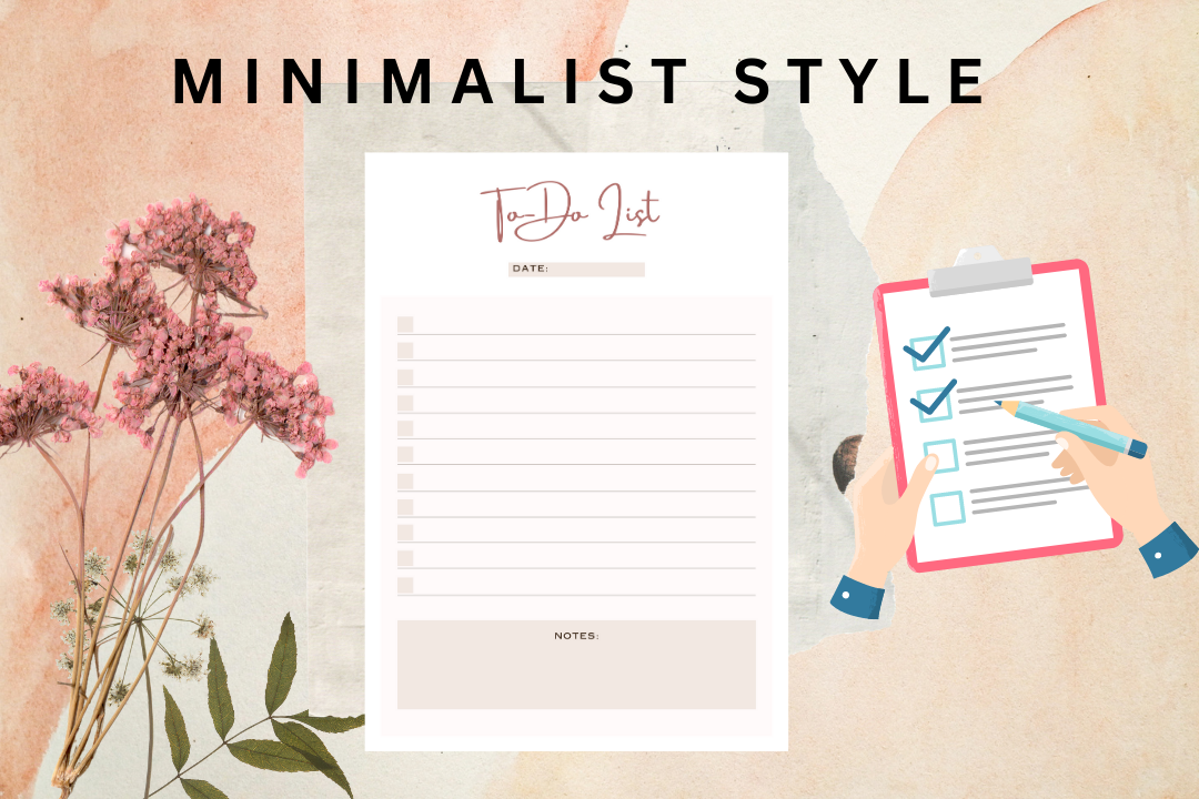 Minimalist To-Do List Planner Template