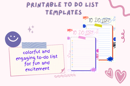 Kids Minimal To Do List Template