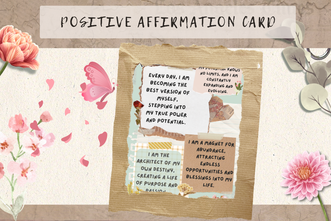 Positive Affirmation Card - Daily Inspiration