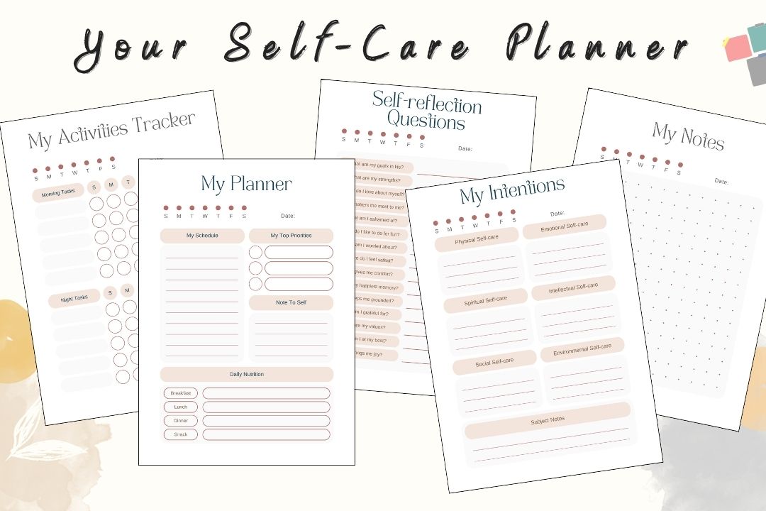 All-in-One Self-Care Planner