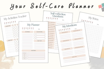 All-in-One Self-Care Planner