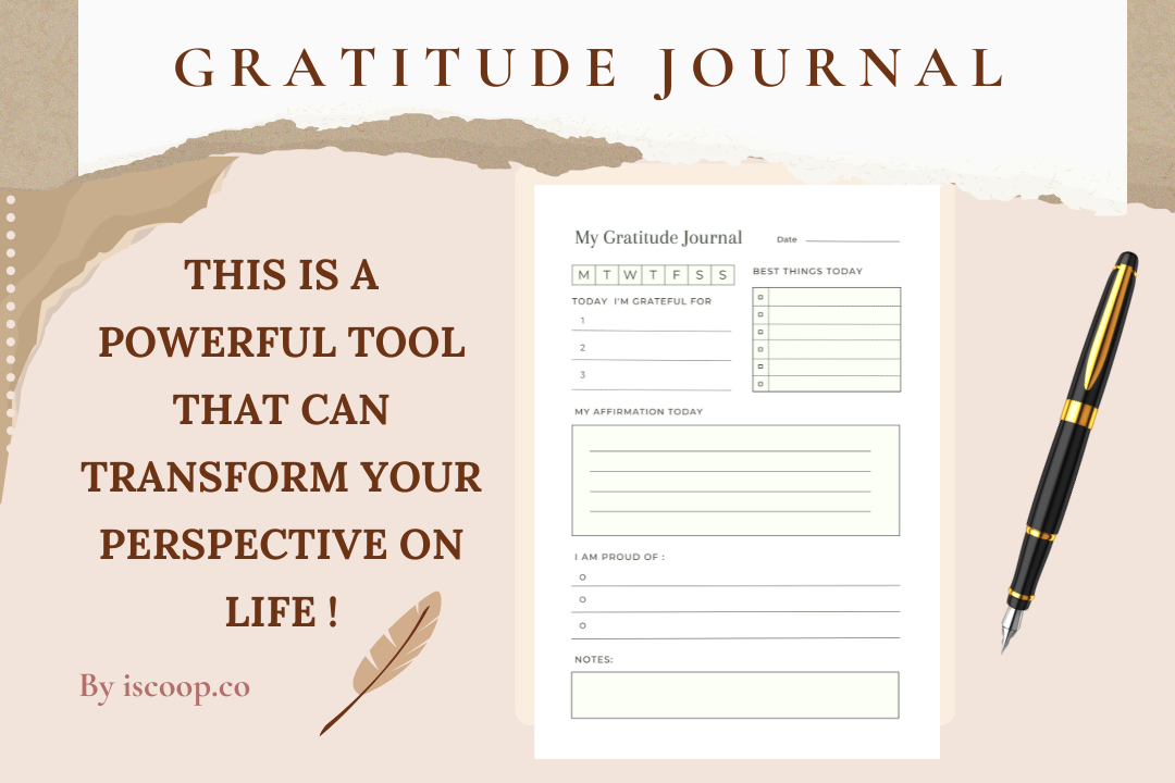 Simple & Minimal Gratitude Journal Template