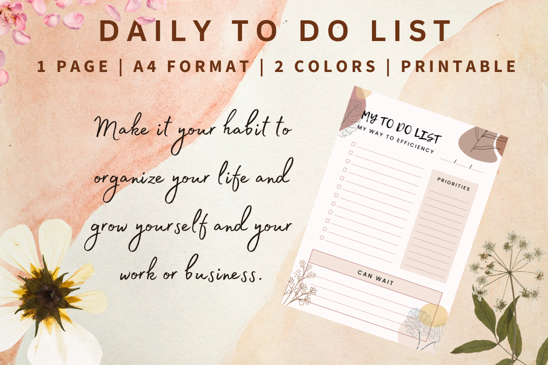 Modern To Do List Planner