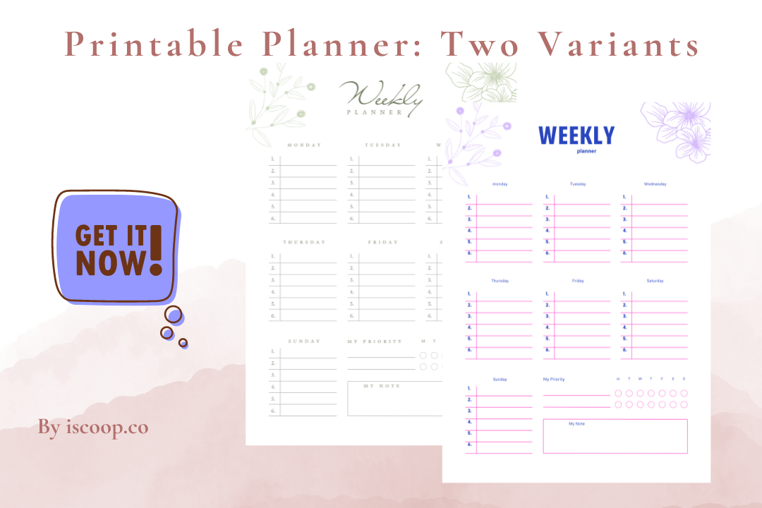 Weekly Planner Organizer