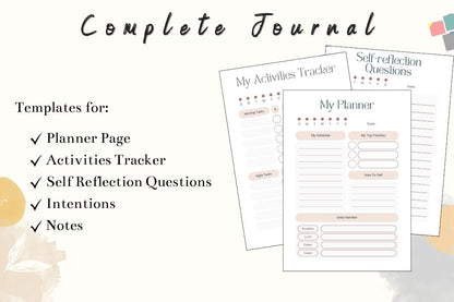 All-in-One Self-Care Planner