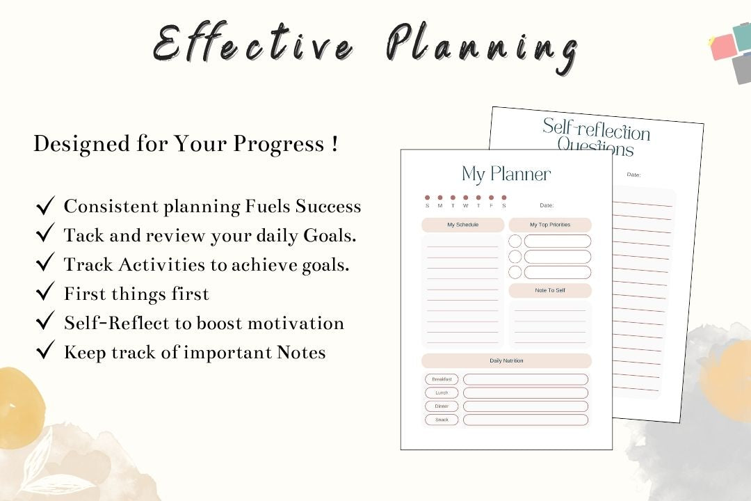 All-in-One Self-Care Planner