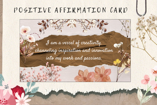 Positive Affirmation Card - Self-Motivation