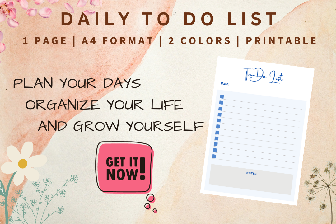 Minimalist To-Do List Planner Template